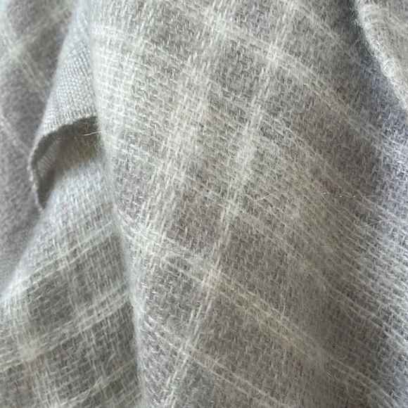 Lauren Gray Plaid Wrap - Picture 3 of 8